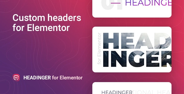 Headinger - 自定义文章标题样式 Elementor 扩展插件