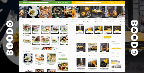 Boodo WP - Food and Magazine Shop WordPress Theme