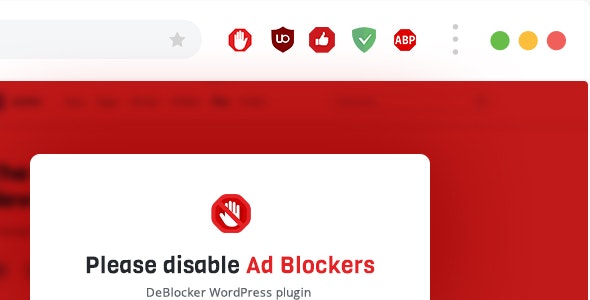 DeBlocker - Anti AdBlock for WordPress