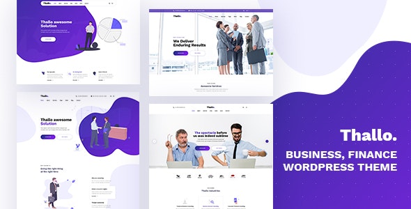 Thallo - Consulting & Finance WordPress Theme