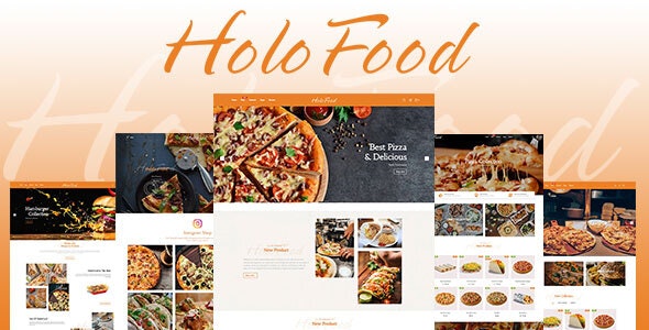 HoloFood - 快餐披萨西餐Shopify主题