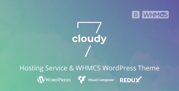 Cloudy 7 - WHMCS主机域名运营商WordPress主题