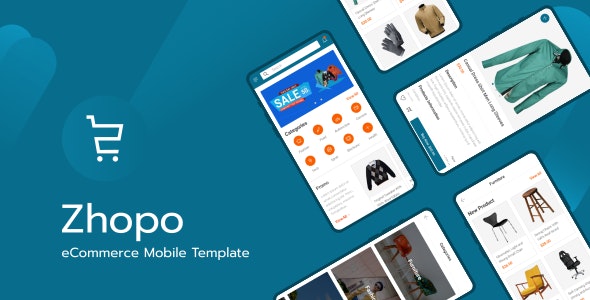 Zhopo - 移动端手机版在线商店eCommerce模板