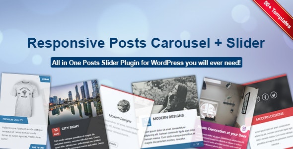 Responsive Posts Carousel - 响应式文章轮播插件WordPress插件