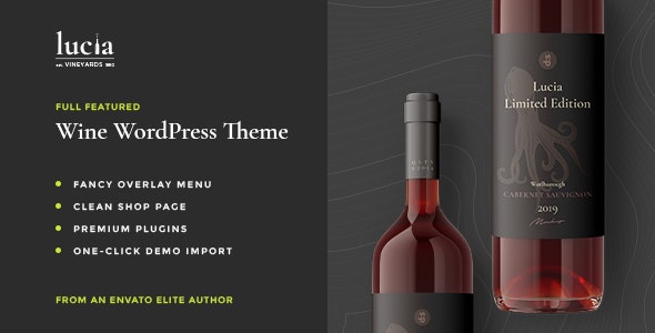 Lucia - Wine WordPress Theme