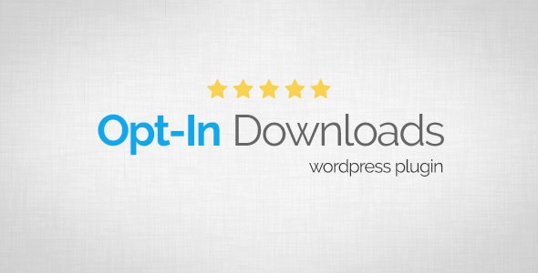 Opt-In Downloads - 订阅下载WordPress插件