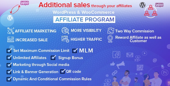 WordPress & WooCommerce Affiliate Program 会员营销推广插件