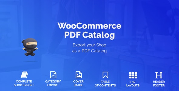 WooCommerce PDF Catalog Pro - 产品目录打印PDF插件
