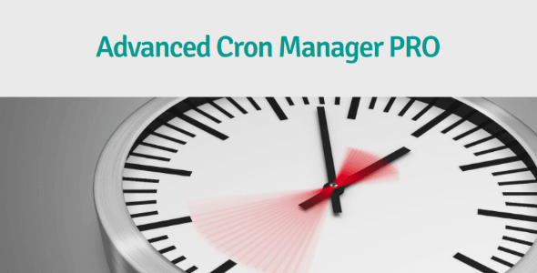 Advanced Cron Manager PRO 高级计划任务管理插件