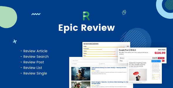 Epic Review - Elementor/WPBakery可视化评论扩展插件
