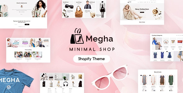 Megha - Mini 简约时尚服饰Shopify商店