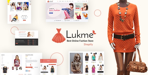 Lukme - 时尚服饰商店网站Shopify模板