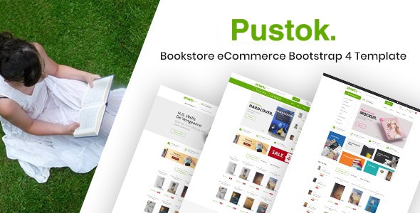 PUSTOK - 书籍文具电子商务HTML5模板