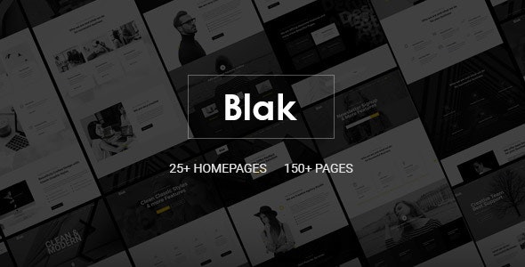 BLAK - 响应性多用途HTML5网站模板