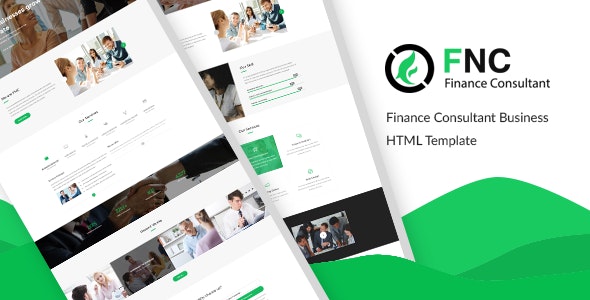FNC - 财务咨询税务记账会计HTML模板