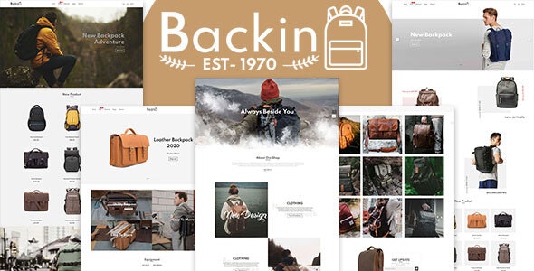 BACKIN - 现代时尚包包背包购物模板Shopify主题