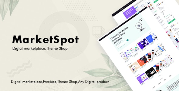 MARKETSPOT - 创意数字作品交易市场商店HTML5模板