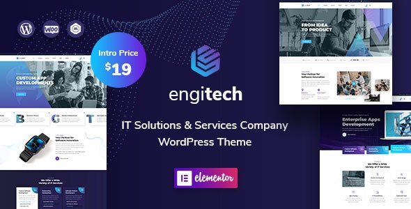 Engitech - IT信息技术解决方案WordPress主题