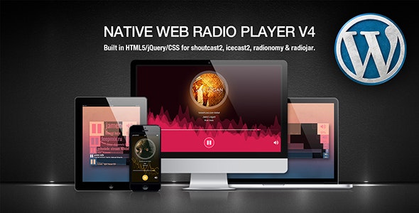 Native Web Radio - 网络播放器媒体播放WordPress插件