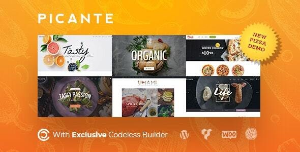 Picante - 餐饮美食网站模板WordPress主题