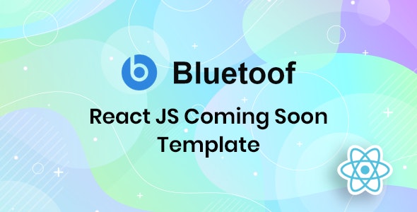 Bluetoof - React JS 即将推出网站维护倒计时HTML模板