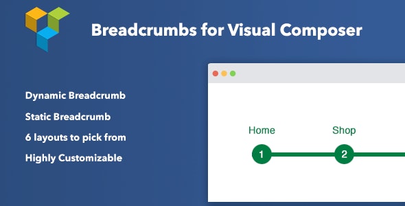 Breadcrumbs for Visual Composer 网站可视化面包屑导航插件