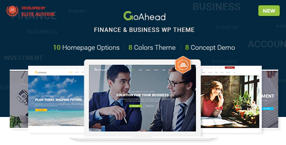 GoAhead - 企业商务财务咨询公司WordPress模板