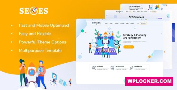 Seoes - Marketing Agency WordPress Theme