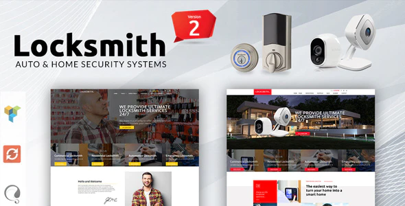 Locksmith - 安全系统安防设备锁具WordPress主题
