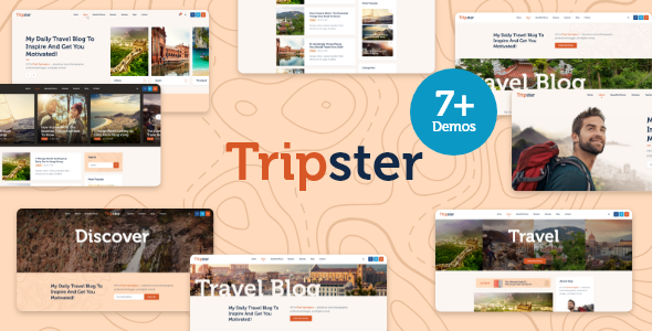 Tripster - 旅游生活日志网站模板WordPress博客