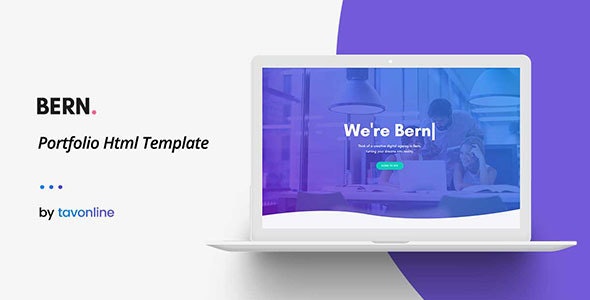 Bern - 创意产品展示网站HTML5模板