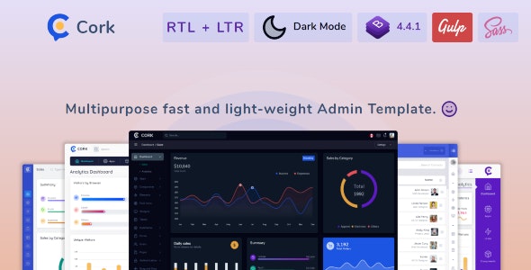 Cork - Responsive Admin Dashboard Template