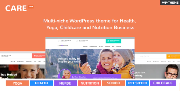  Care – suitable for small business multi-purpose WordPress theme