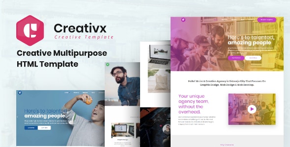 Creativx - 创意多用途网站HTML模板