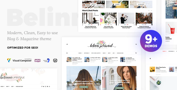 Belinni - 多用途新闻博客网站WordPress模板