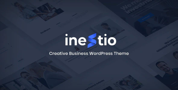 Inestio - 高端商业公司网站模板WordPress主题