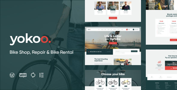 Yokoo - Bike Shop & Rental WordPress Theme