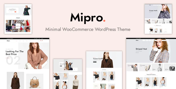 Mipro - 小型在线商店模板WooCommerce主题