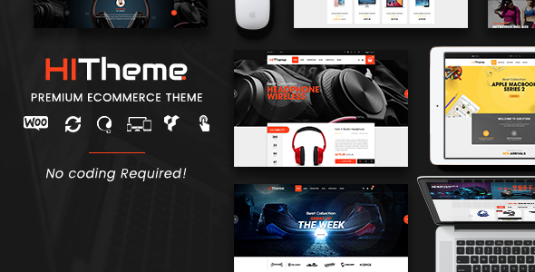  HiTheme - WooCommerce theme of digital electronic products online store