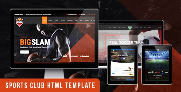 BigSlam - 体育俱乐部网站HTML模板