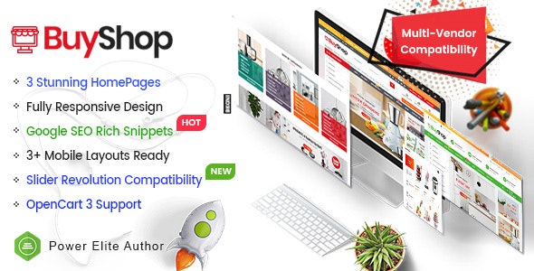 BuyShop - 响应式和多功能OpenCart 3主题