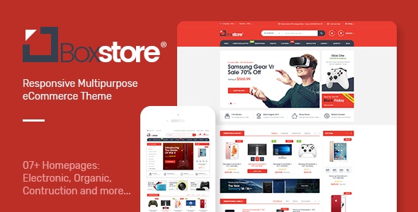BoxStore - 数码电器电子产品商店Prestashop主题