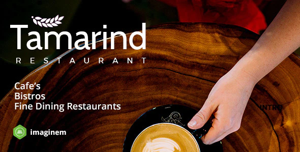 Tamarind Restaurant 创意餐饮美食网站WordPress餐厅主题