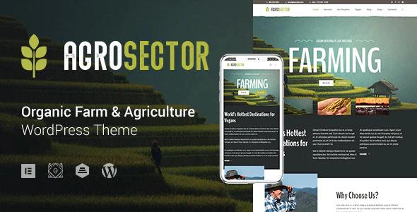 Agrosector - 天然生态有机产品WordPress网站模板