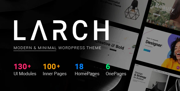 Larch - 响应式小型企业网站模板WordPress主题
