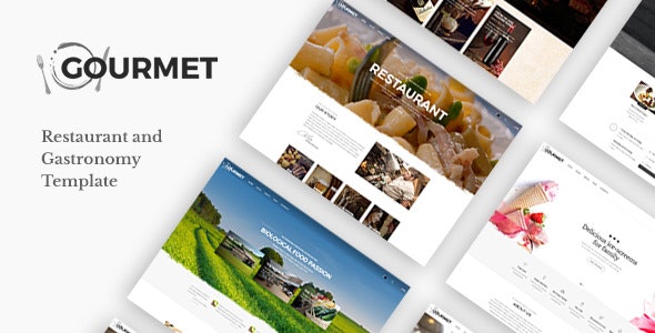 Gourmet - 餐厅美食HTML网站模板