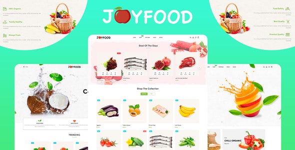 JoyFood - 百货超市有机食品水果蔬菜Shopify主题