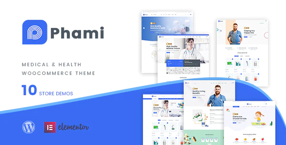 Phami – 医疗健康医护用品商店WooCommerce模板