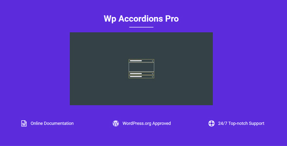 Wp Accordions Pro 手风琴折叠选项卡插件