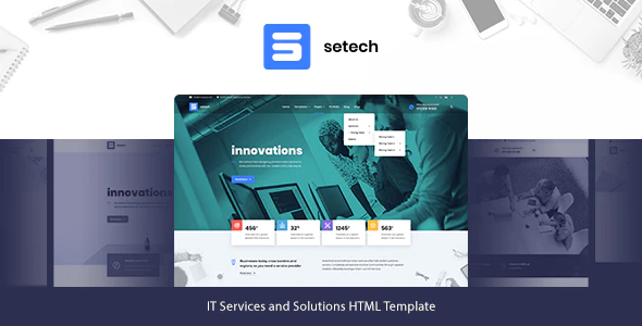 Setech - IT服务信息技术科技公司网站HTML模板